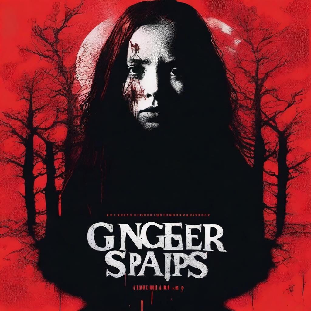 A dark, atmospheric movie poster for 'Ginger Snaps 4'