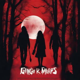 A dark, atmospheric movie poster for 'Ginger Snaps 4'