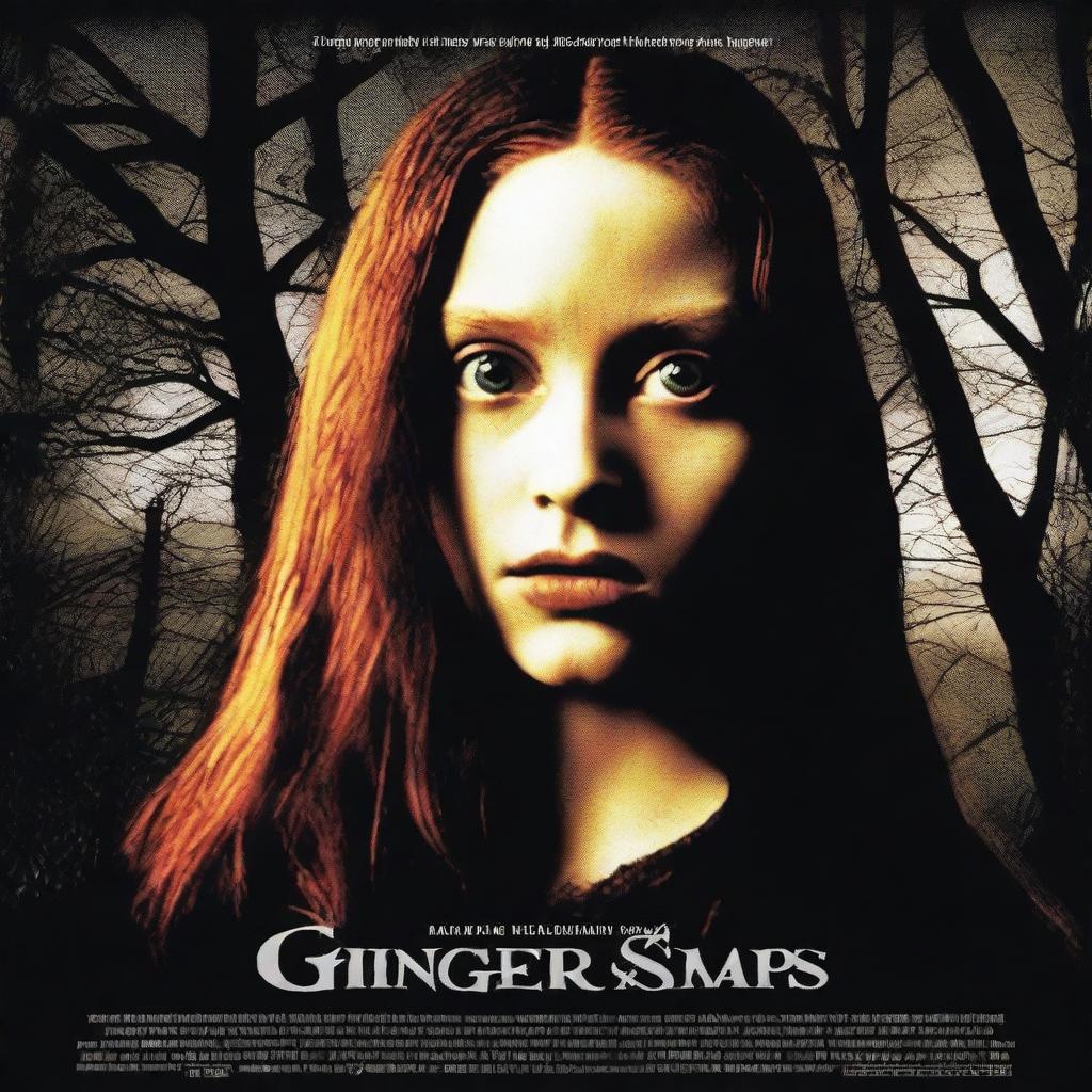 A chilling movie poster for 'Ginger Snaps 4', set 25 years after the events of the first film and ignoring 'Ginger Snaps II: Unleashed'