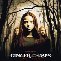 A chilling movie poster for 'Ginger Snaps 4', set 25 years after the events of the first film and ignoring 'Ginger Snaps II: Unleashed'