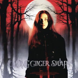 A chilling movie poster for 'Ginger Snaps 4', set 25 years after the events of the first film and ignoring 'Ginger Snaps II: Unleashed'