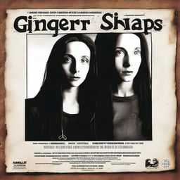 Create a movie poster for the fourth 'Ginger Snaps' film, set 25 years after the events of the first film and ignoring 'Ginger Snaps II: Unleashed'