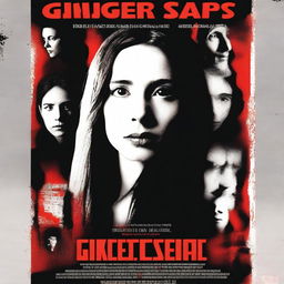 Design a movie poster for 'Ginger Snaps 4', set 25 years later