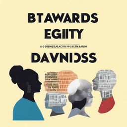 Design a book cover for 'Towards Equity: Confronting Racism and Social Darwinism