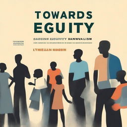 Design a book cover for 'Towards Equity: Confronting Racism and Social Darwinism