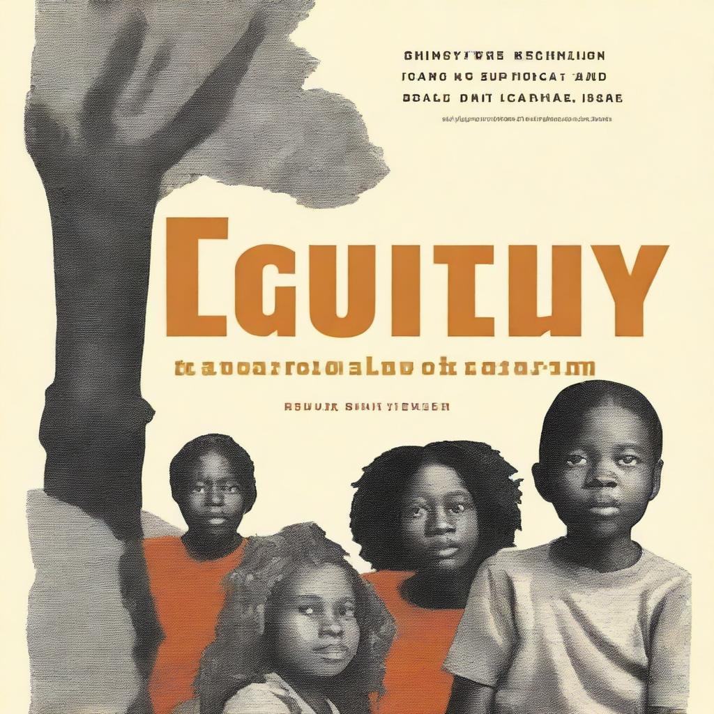 Design a book cover for 'Towards Equity: Confronting Racism and Social Darwinism