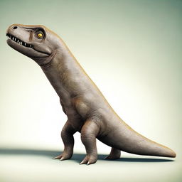 A detailed illustration of the birdlike foot of a dinosaur