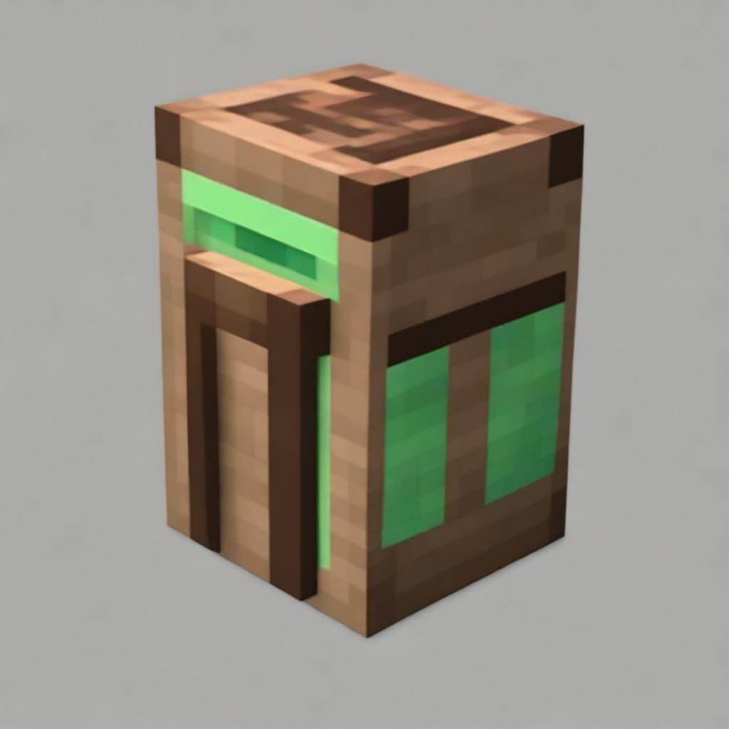 Generate a Minecraft-style backpack UI