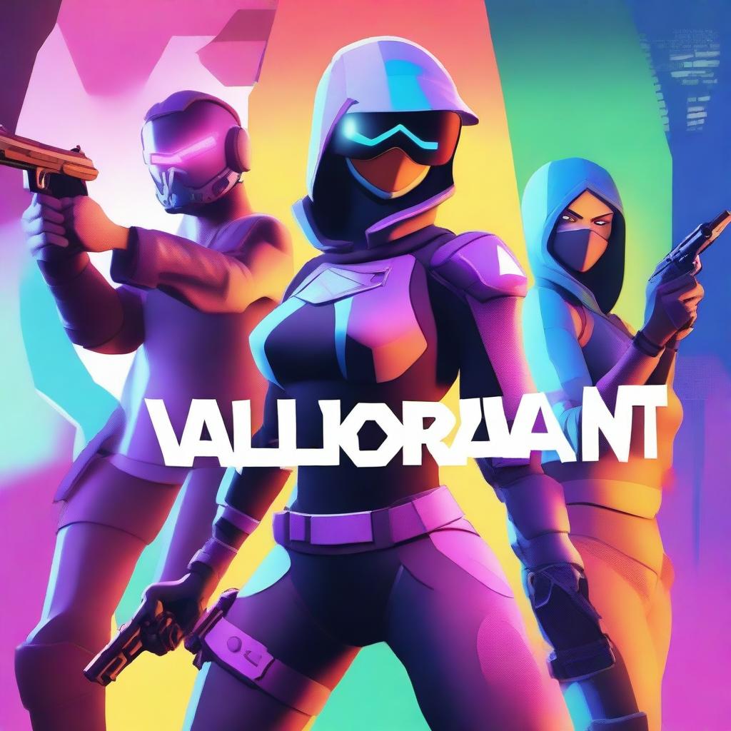 Create an Instagram announcement cover for the game VALORANT coming to console