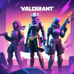 Create an Instagram announcement cover for the game VALORANT coming to console