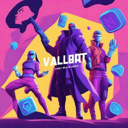 Create an Instagram announcement cover for the game VALORANT coming to console