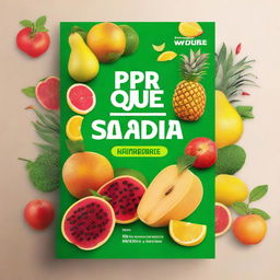 Create an ebook cover titled 'Por que emagrecer de forma saudável é importante'