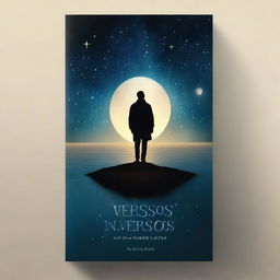 Create a book cover for a poetry collection titled 'Versos Inversos' by Ronildo Brites