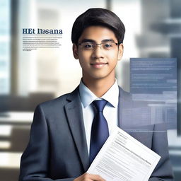 A movie poster featuring a young male student who becomes a Certified Public Accountant