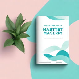 Create a simplistic, clean, and professional ebook cover for a book titled 'Mindset Mastery'