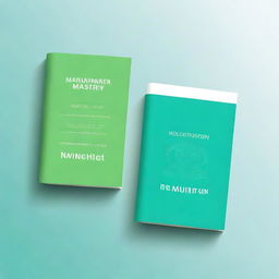 Create a simplistic, clean, and professional ebook cover for a book titled 'Mindset Mastery'