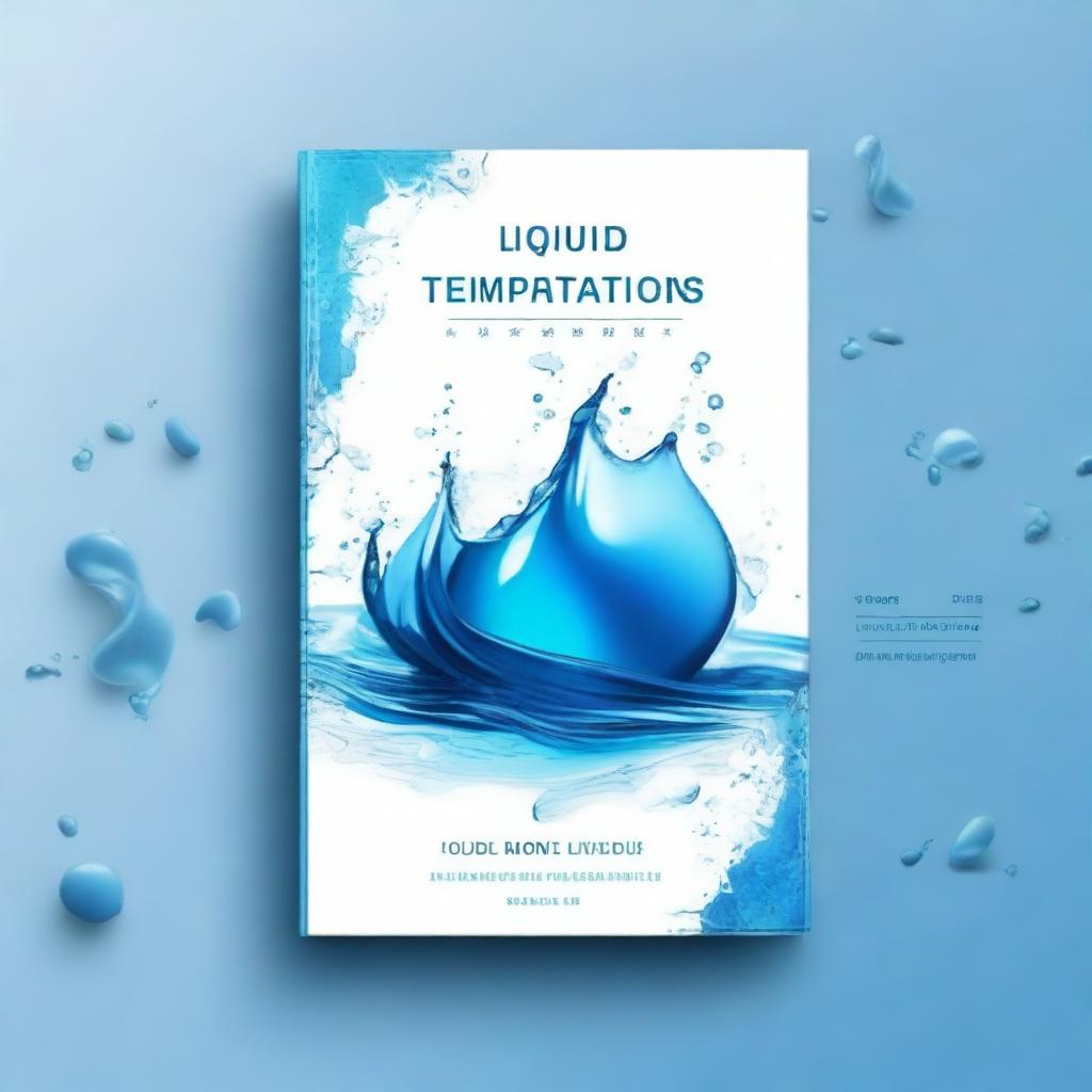 Create a book cover with the title 'Liquid Temptations'