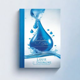 Create a book cover with the title 'Liquid Temptations'