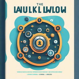 Create a book cover design titled 'The AI Workflow: Productivity Playbook'
