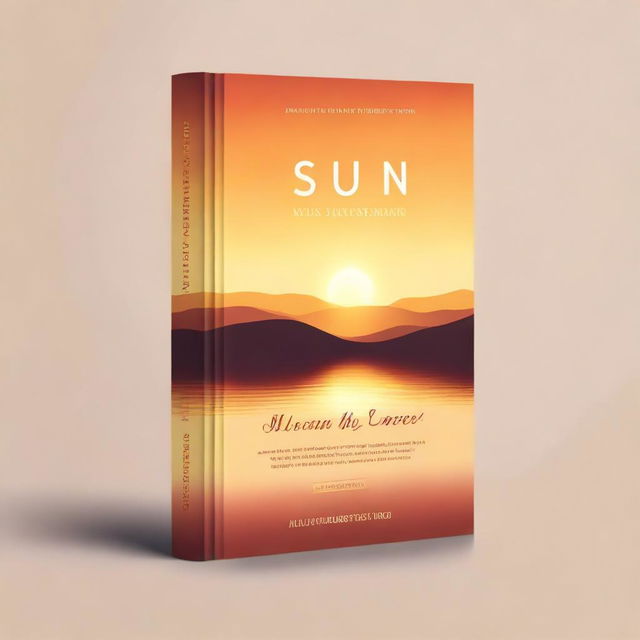 Create an image of the back cover of a book titled 'The Sun Rises'