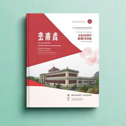 Create a 60-page book with informative text and images introducing Hunan Women's University