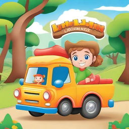 Create a fun and vibrant toy design named 'Little John Adventures