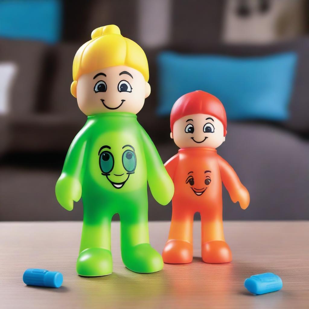 Create an image of a toy named 'Little John Adventures: Glow Friends' from Character Options Ltd