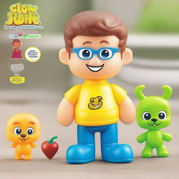 Create an image of a toy named 'Little John Adventures: Glow Friends' from Character Options Ltd