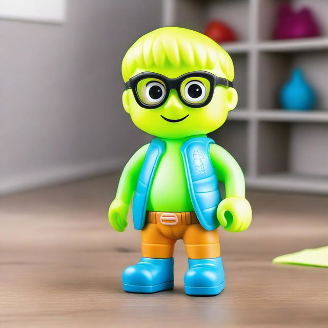 Create an image of a toy named 'Little John Adventures: Glow Friends' from Character Options Ltd