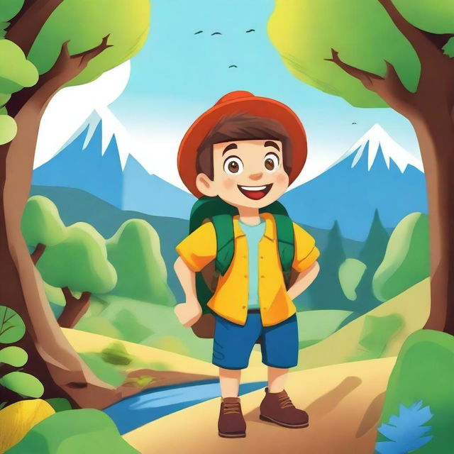 Create an image for a TV series named 'Little John Adventures'