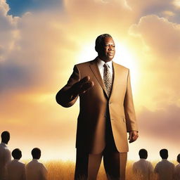 Create an inspiring and uplifting image representing 'Raising Godly Leaders'