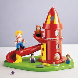 Create a toy playset named 'Little John Adventures: Liam Helter Skelter Playset' from Character Options Ltd