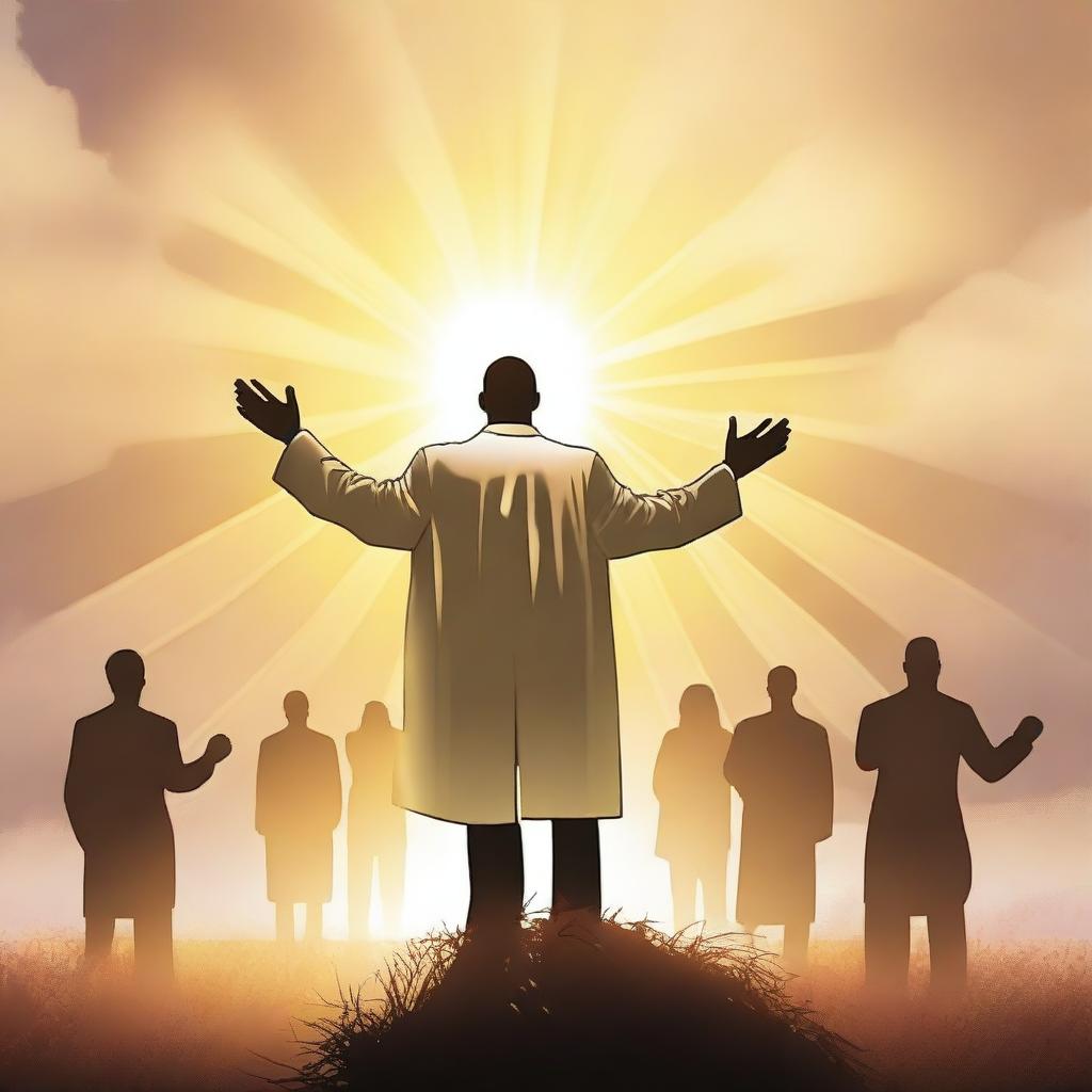 Create an inspiring and uplifting image representing 'Raising Godly Leaders'