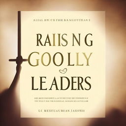 Create a book cover image for the title 'Raising Godly Leaders'