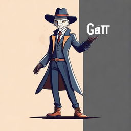 Create an image featuring a character named Gyatt