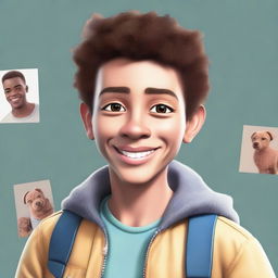 Create a detailed portrait of a character named Alfie Jackson