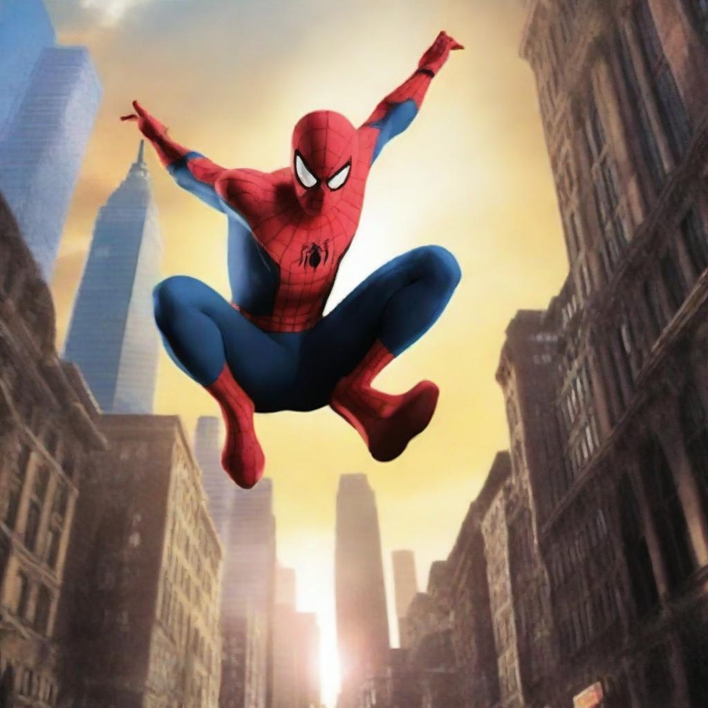 Design a poster for the movie Spider-Man: Lotus 2