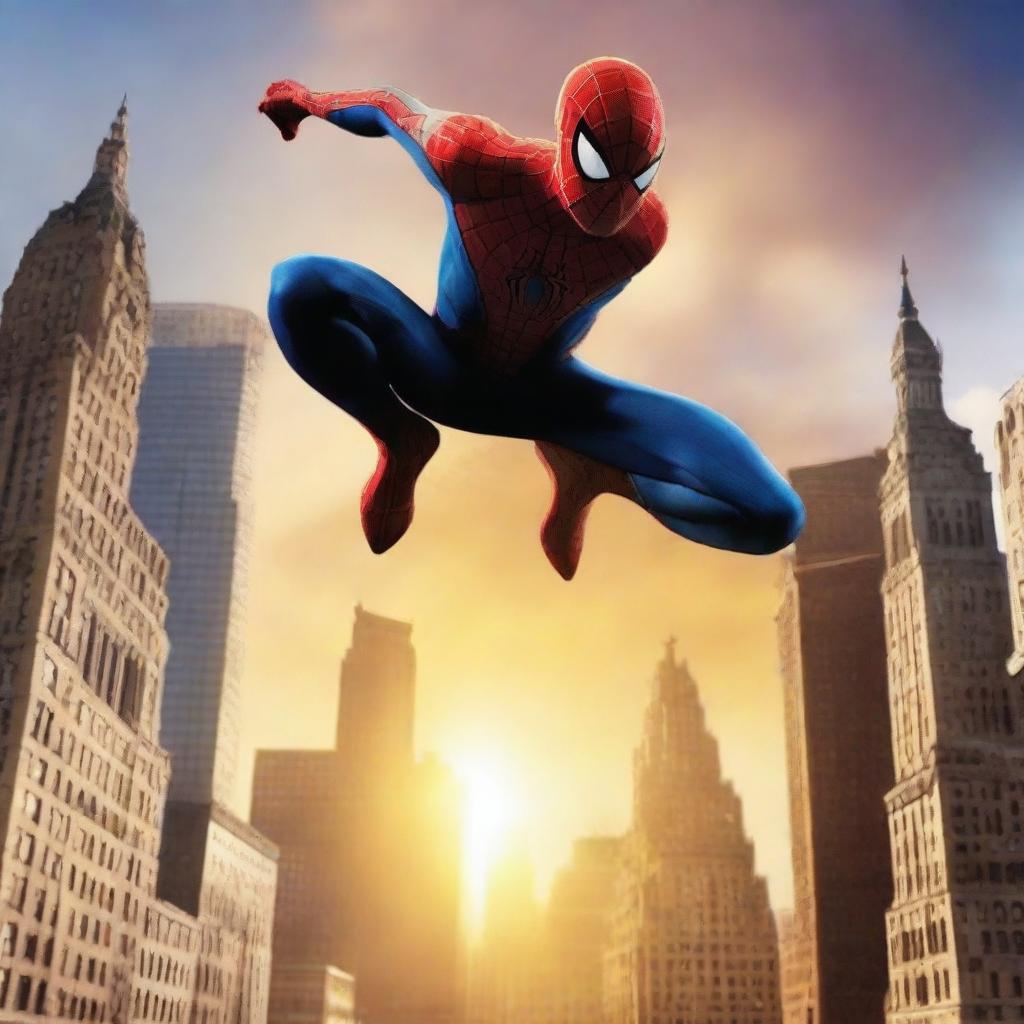 Design a poster for the movie Spider-Man: Lotus 2