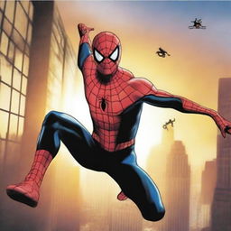 Design a poster for the movie "Spider-Man: Lotus 2"