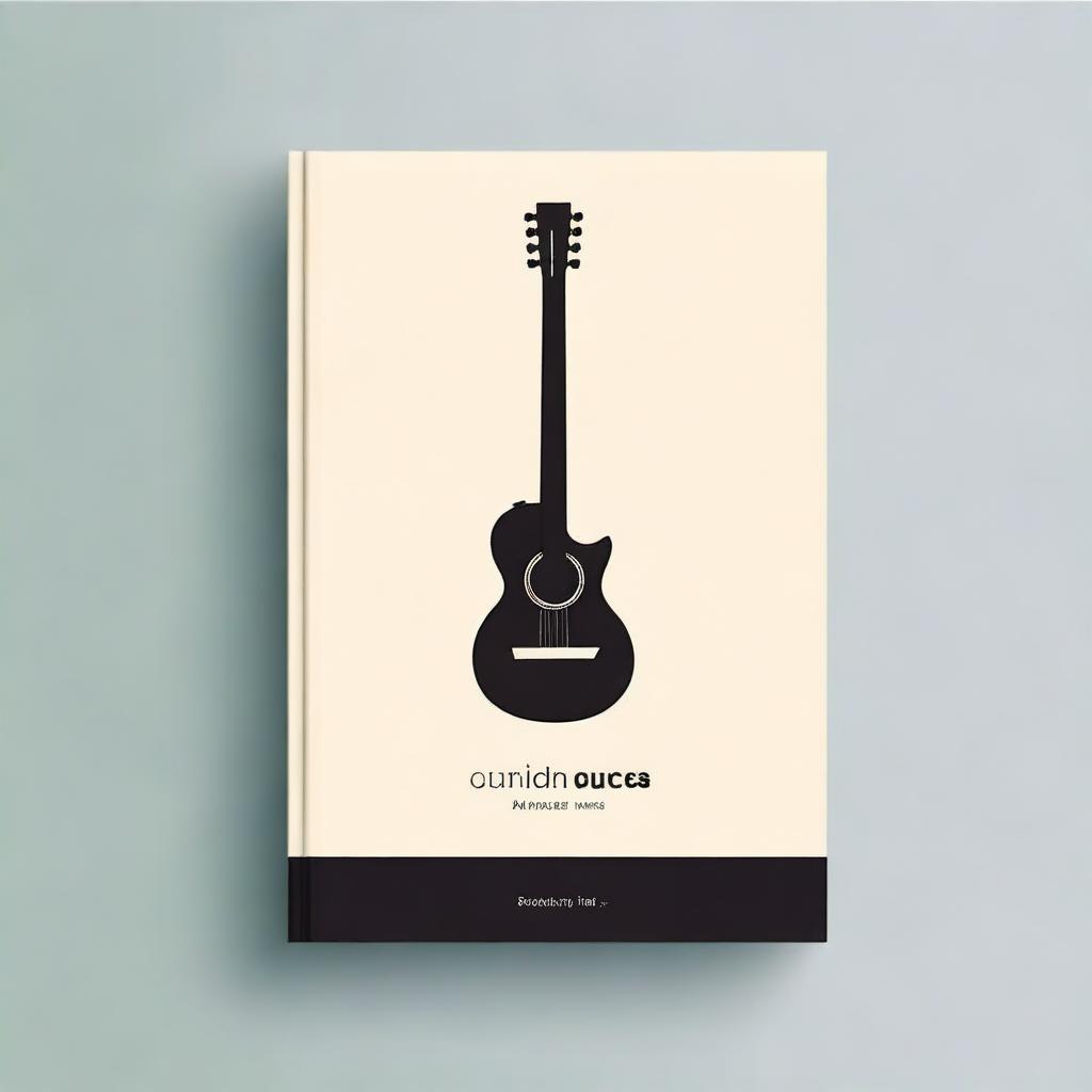 Generate a very simple book cover for a collection of technical musical studies for guitar