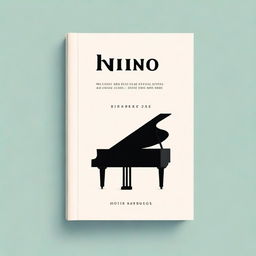 Generate a very simple book cover for a collection of piano pieces