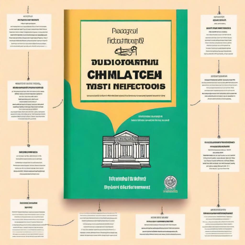 Design a cover for a book titled 'Educational Administration, Child Development and Pedagogy: Exam Handbook for School Inspectors'