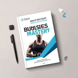 Create a simplistic, clean, and professional-looking cover for an Ebook titled 'Mindset Mastery' with the tagline 'Fitness from Within'