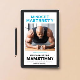 Design a simplistic, clean, and professional-looking cover for an Ebook titled 'Mindset Mastery' with the tagline 'Fitness from Within'