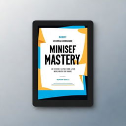 Design a simplistic, clean, and professional-looking cover for an Ebook titled 'Mindset Mastery' with the tagline 'Fitness from Within'