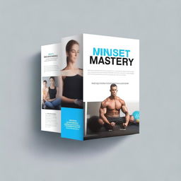 Design a simplistic, clean, and professional-looking cover for an Ebook titled 'Mindset Mastery' with the tagline 'Fitness from Within'