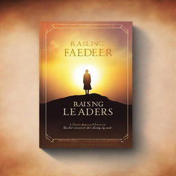 Create an inspiring and captivating book cover for a book titled 'Raising Godly Leaders'