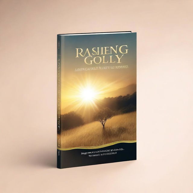 Create a book cover featuring the title 'Raising Godly Leaders'