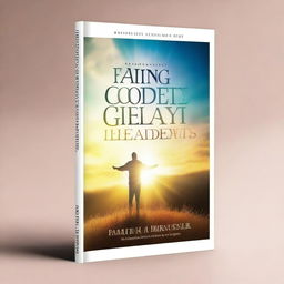 Create a book cover featuring the title 'Raising Godly Leaders'