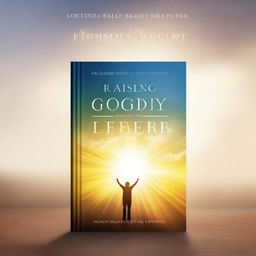 Design a front cover for a book titled 'Raising Godly Leaders'